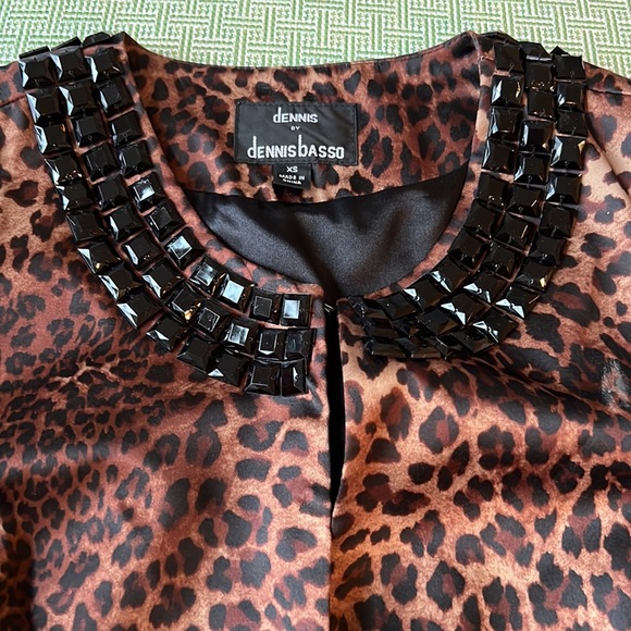 Dennis Basso, leopard jacket, XS - Picture 2 of 5